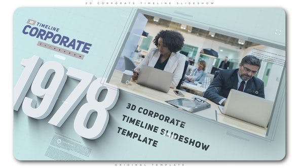 Videohive 3D Corporate Timeline Slideshow 23169758