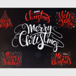 Videohive 10 Hand Drawn Animated Christmas Titles 19188624