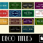 Videohive 20 Art Deco Titles 18950301