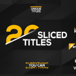 Videohive 20 Sliced Titles Pack  Miscellaneous 17010832