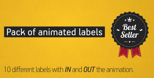 Videohive Animated Labels Pack