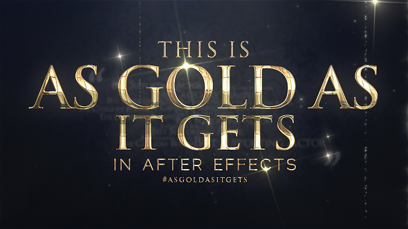 Videohive As Gold As It Gets - Awards Broadcast Package 18142844
