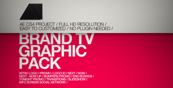 Videohive Brand TV Graphic Pack 3282352