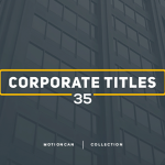 Videohive Corporate Titles 17448480
