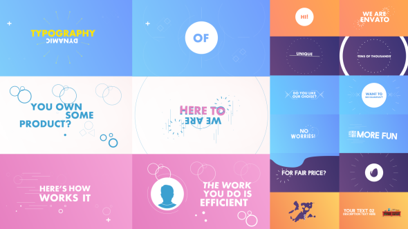 Videohive Dynamic-Kinetic Typography Pack 17757526