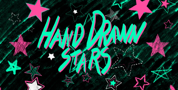 Videohive Hand Drawn Stars 20627906