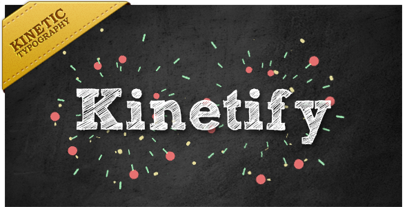 Videohive Kinetify sends a happy message 4795709