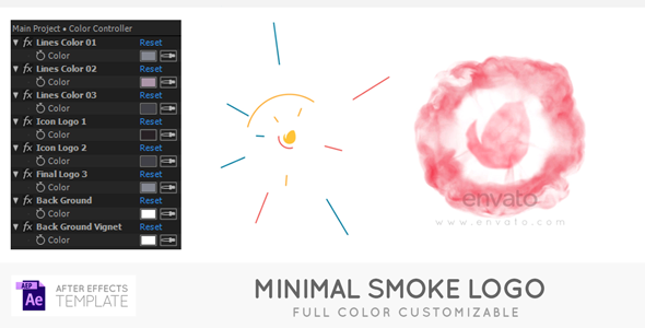 Videohive Minimal Smoke Logo 21403298