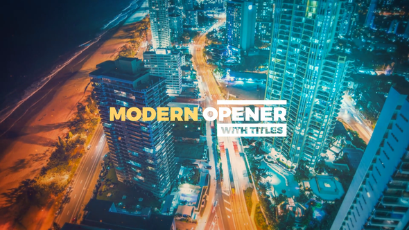 Videohive Modern Opener With Titles 20501638