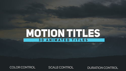 Videohive Motion Titles 18721403