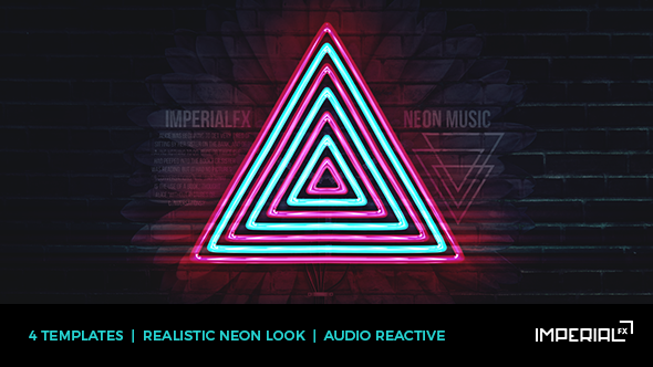 Videohive Neon Music Visualizer Audio React 14446438