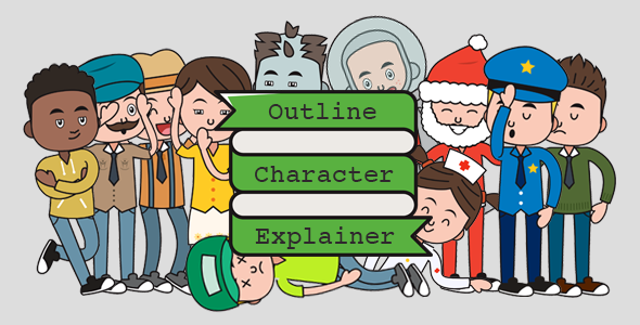 Videohive Outline Character Explainer Toolkit 9318910