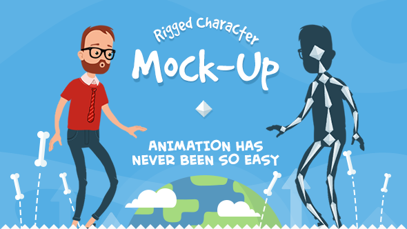 Videohive Rigmo - Rigged Character Animation Mockup 14822570