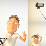 Videohive Selfie Logo with 3D Character 19398828