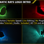Videohive Short Cinematic Light Rays Logo Intro 18093220