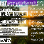 Videohive Simple Lower Thirds
