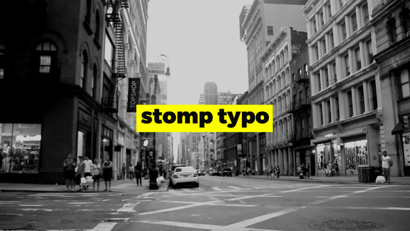 Videohive Stomp Typo Opener 22732061