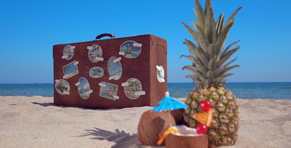 Videohive The Retro Suitcase - Holiday Travel Promotion 19695235