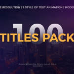 Videohive The Titles Pack 20211743