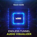 Videohive Audio React - Endless Square Tunnel 23566933