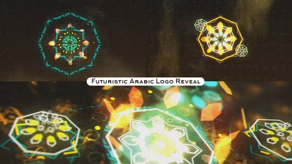 Videohive Futuristic Arabic Logo Reveal 22934713