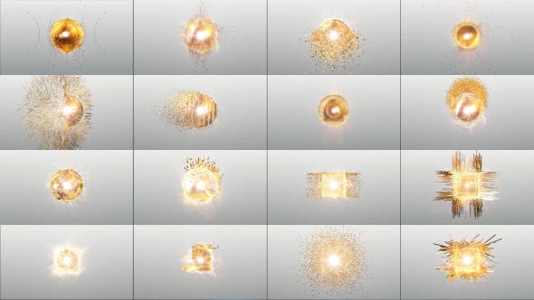 Videohive Gold Package of Logos 14391758