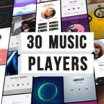 Videohive Music Visualization Players for Instagram Story 24380096