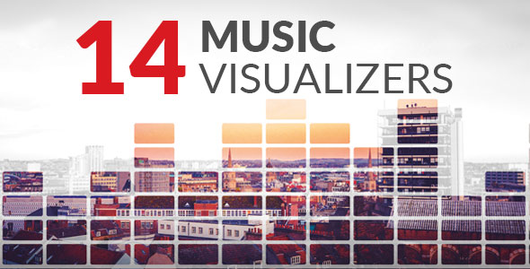 Videohive 14 Music Visualizers 16514774