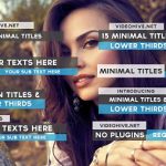 Videohive 15 Clean Minimal Titles