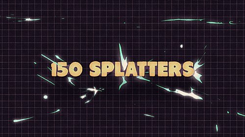 Videohive 150 Splatter Animations + Opener 10321894