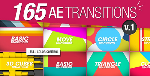 Videohive 165 Transitions Pack v1