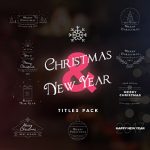 Videohive 17 Christmas & New Year Titles 18862641