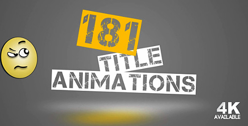 Videohive 181 Title Animations