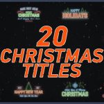 Videohive 20 Christmas Titles 19068504