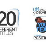 Videohive 20 Different Titles 11996748