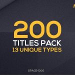 Videohive 200 Titles Pack (13 unique types) 16917604
