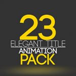 Videohive 23 Elegant Title Animation