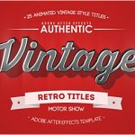 Videohive 25 Animated Vintage Titles