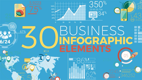 Videohive 30 Business Infographic Elements 19499622