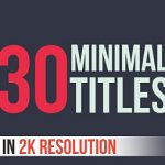 Videohive 30 Minimal Titles