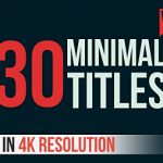 Videohive 30 Minimal Titles V2