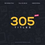 Videohive 305 Titles Ultimate Pack 16262208