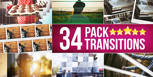 Videohive 34 Transitions Pack