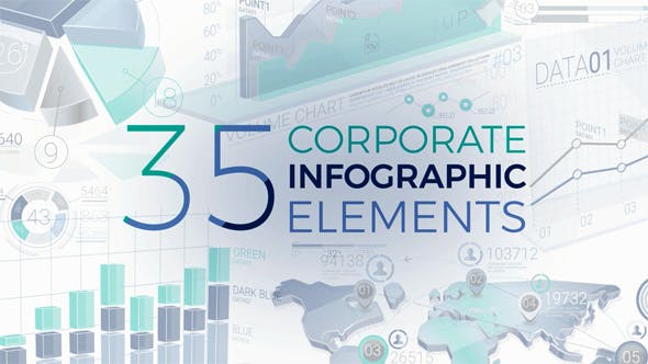 Videohive 35 Corporate Infographic Elements 20399847