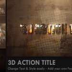 Videohive 3D Action Title Opener 7908643