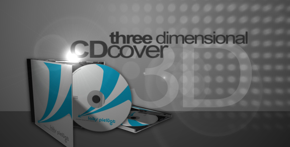 Videohive 3D CD Cover 54729