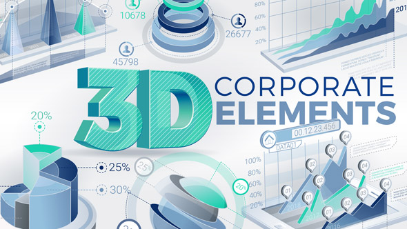 Videohive 3D Corporate Elements 21161402