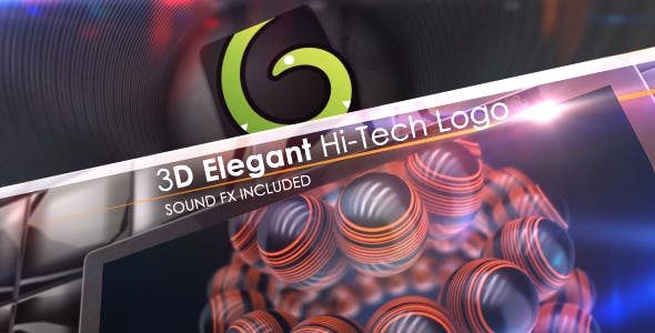 Videohive 3D Elegant Hi-Tech Logo 7083596