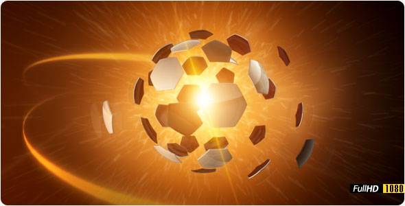 Videohive 3D Explode Football