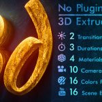 Videohive 3D Gold Titles and Logo. NO PLUGINS 21488686